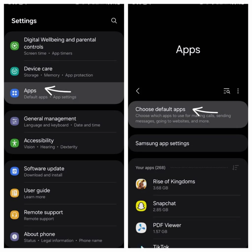 Changing the Default Browser