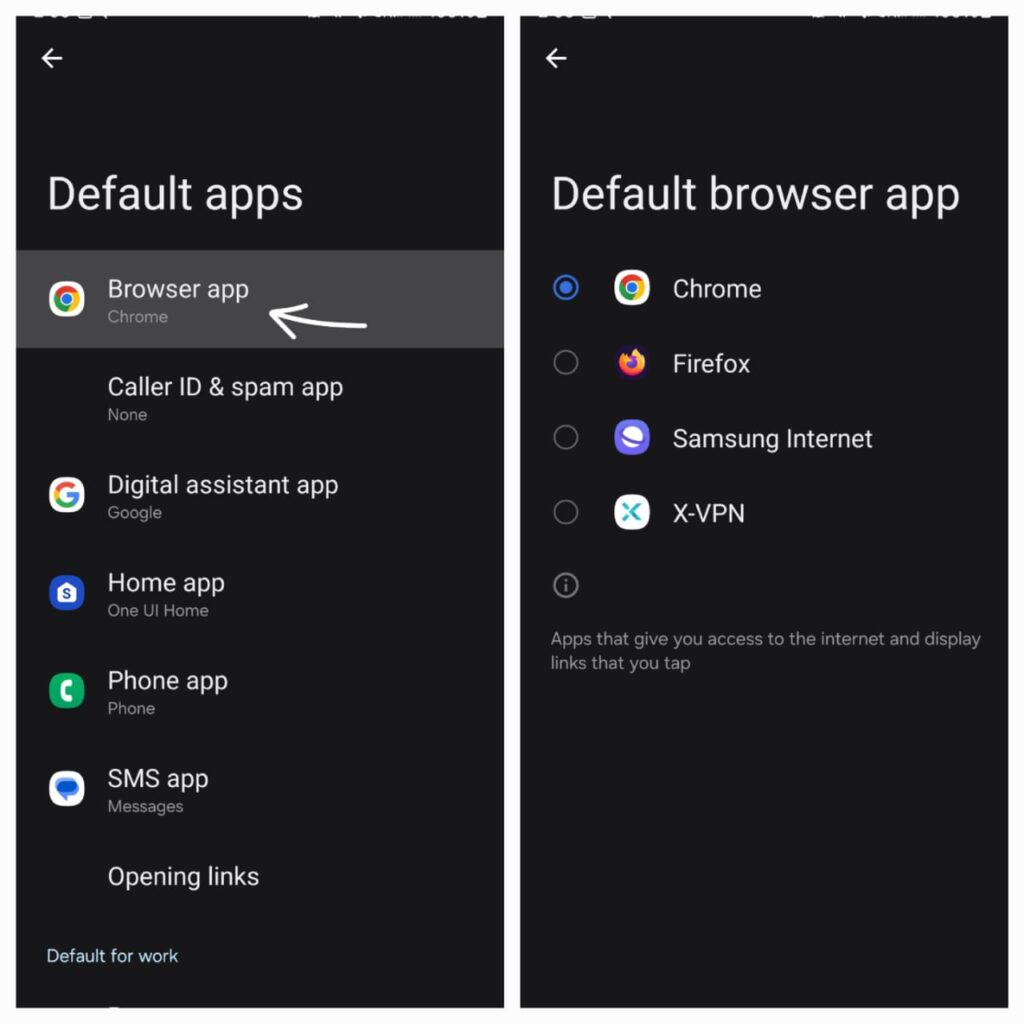 Changing the Default Browser