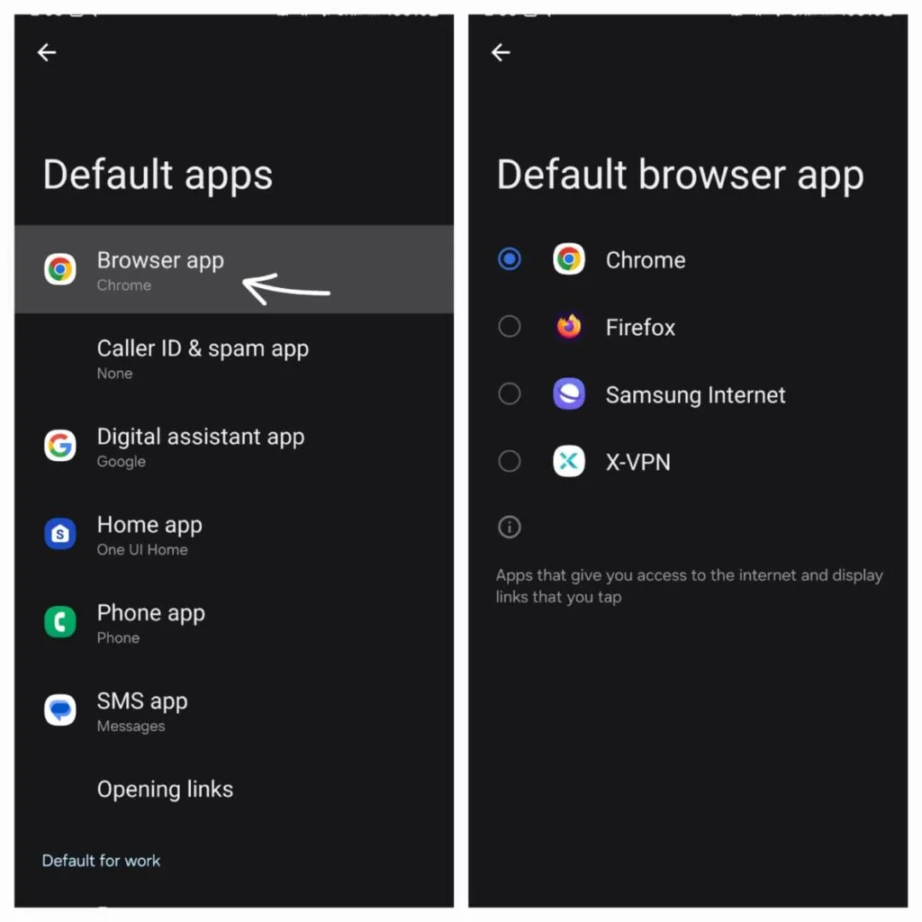 Changing the Default Browser