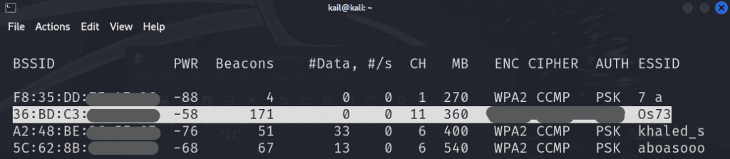 Airodump اختراق الشبكات عن طريق اداة Airodump-ng - os73
