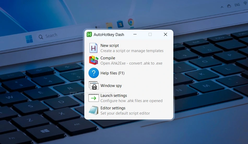 اداة AutoHotkey