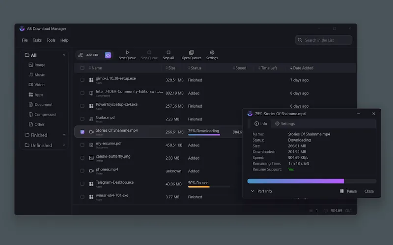 AB Download Manager